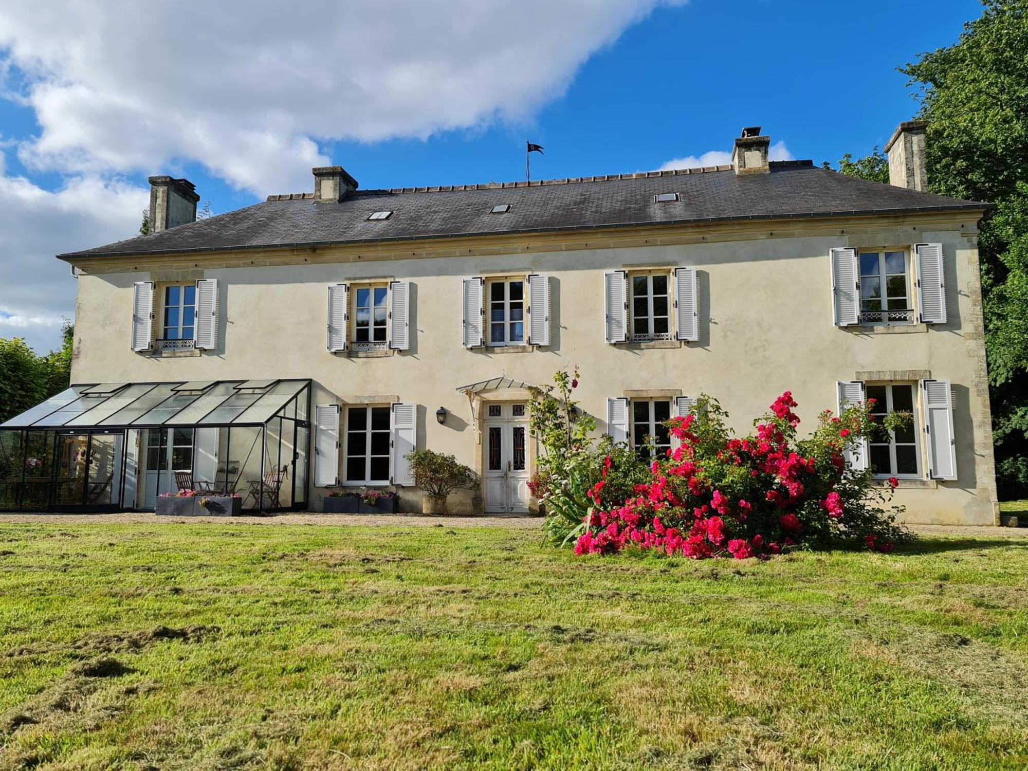 Chambres D'Hotes De La Grande Maison Tour-en-Bessin Esterno foto