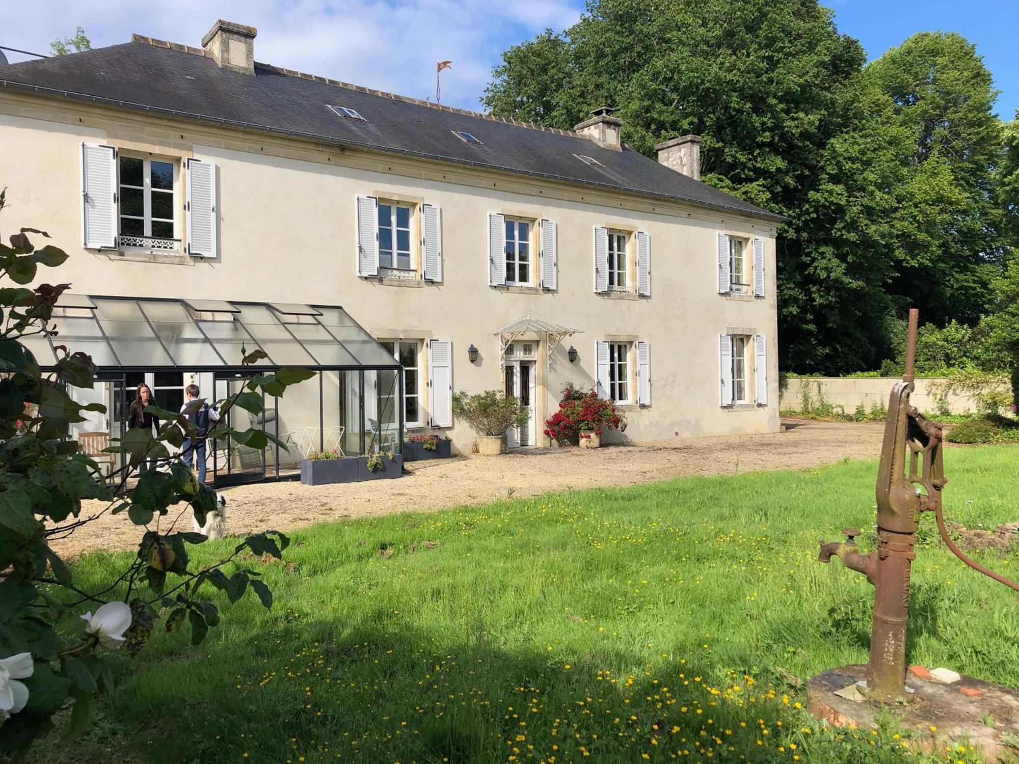 Chambres D'Hotes De La Grande Maison Tour-en-Bessin Esterno foto